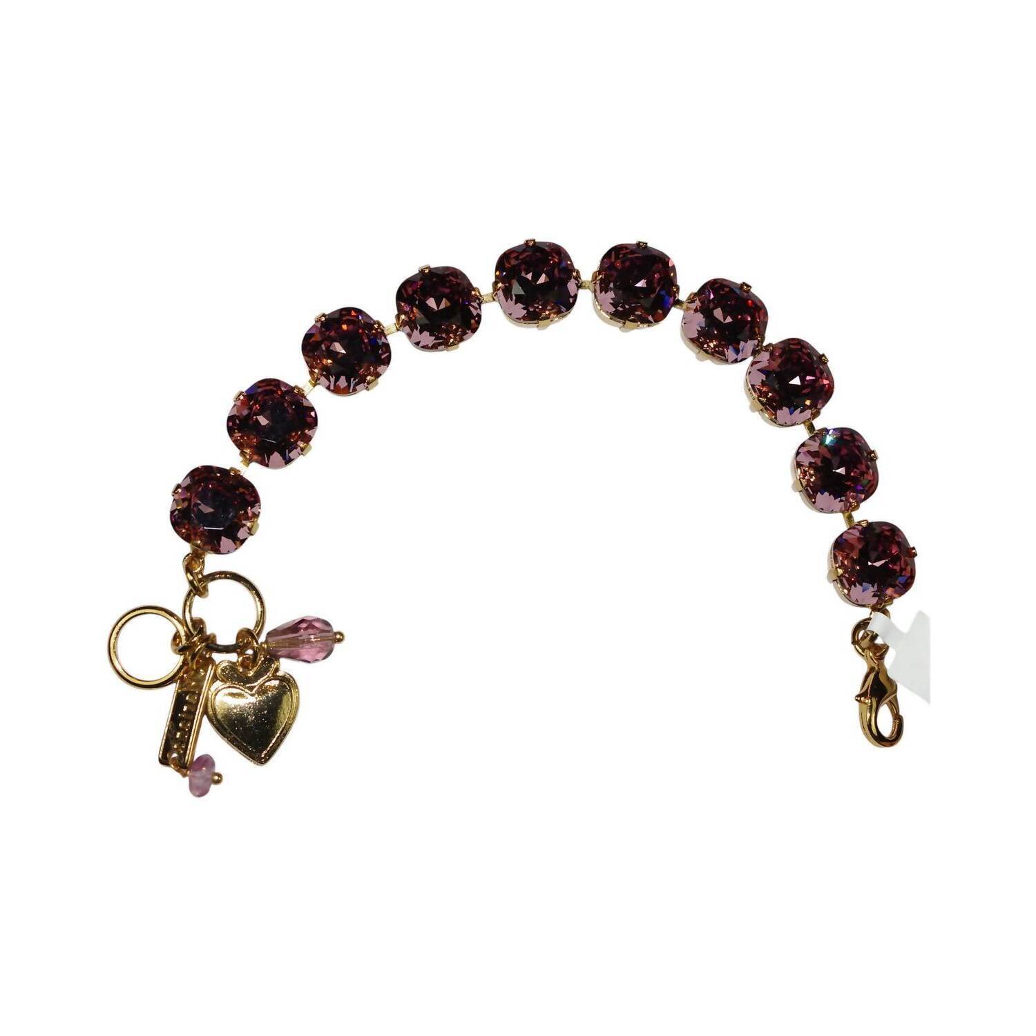 New Mariana Womens Brass Bracelet In Red 137$